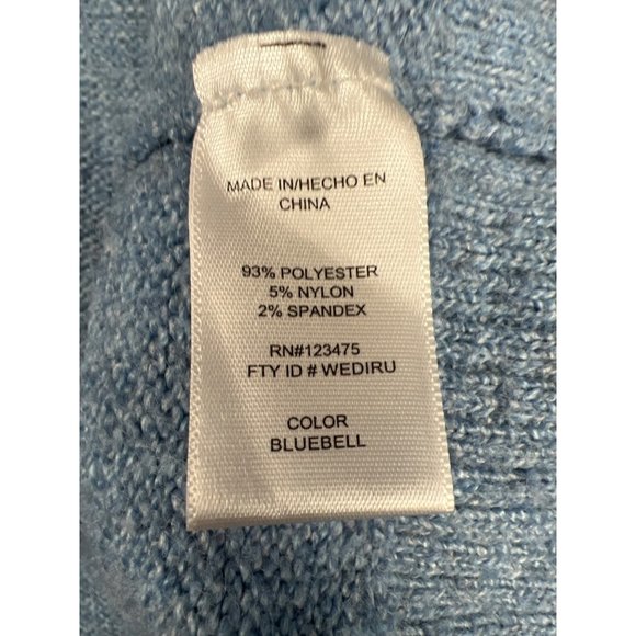 Ellen Tracy Crew Neck Blue Sweater Size XL - Picture 5 of 5